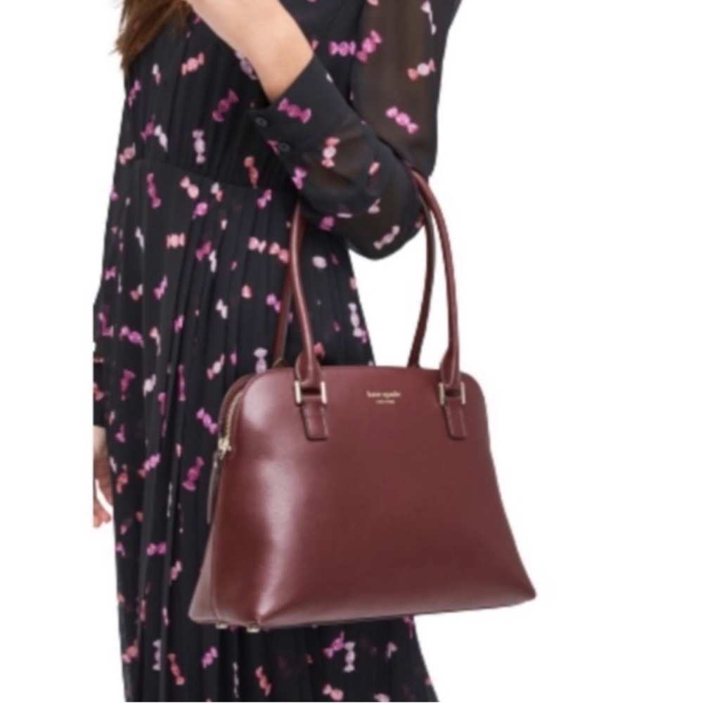 NWT KATE SPADE Greene Street Small Mariella Cherrywood Shoulder Bag w/ DUST BAG